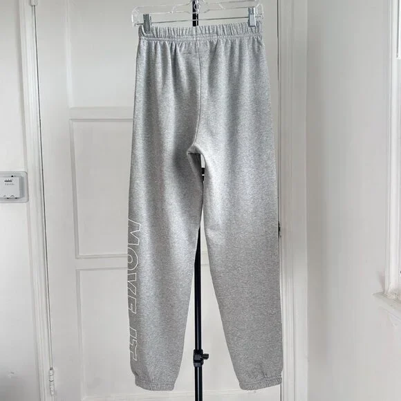 NWT MOTHER DENIM Women's Sz S Move It Bender Ankle Jogger Gray 100% Cotton $158 - Picture 6 of 14